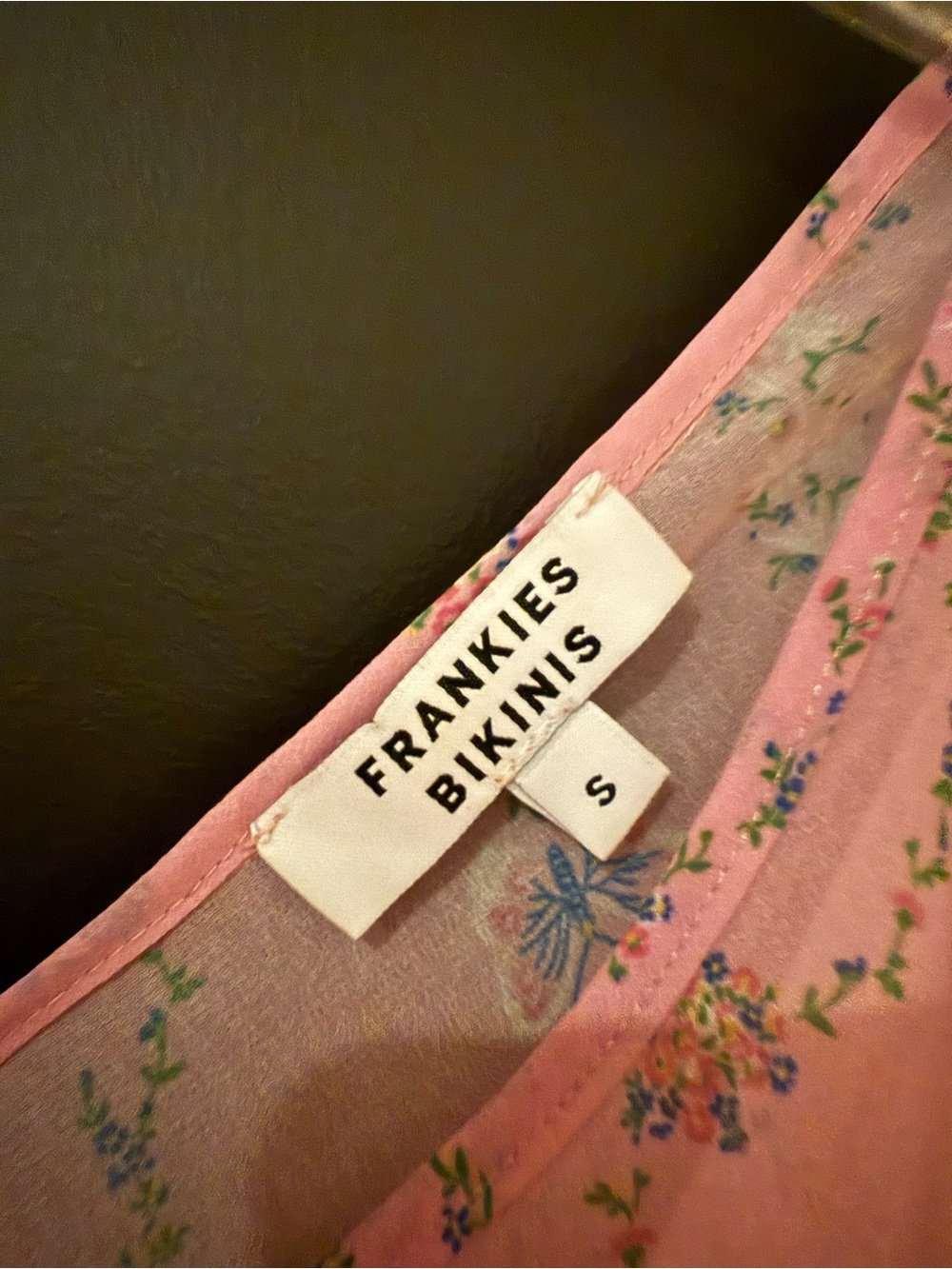 Frankie’s Bikinis Molly Floral Chiffon Dress - Picture 3 of 3